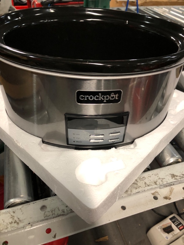 Photo 3 of ***PARTS ONLY*** Crockpot 8 Qt. Countdown Slow Cooker - Dark Stainless Steel