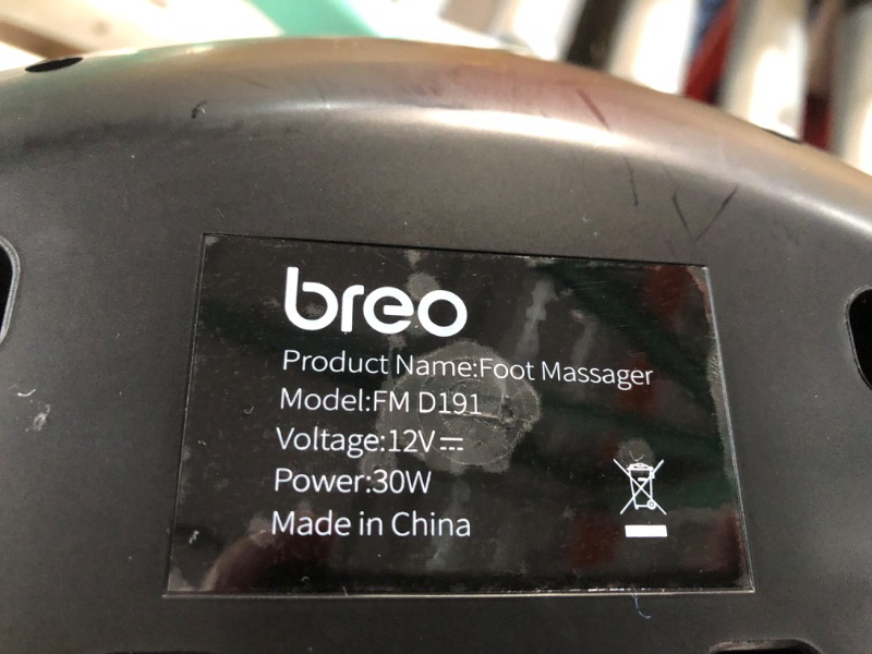 Photo 4 of Breo Foot Massager Machine with Heat, Shiatsu Deep Tissue Kneading, Rolling Massage