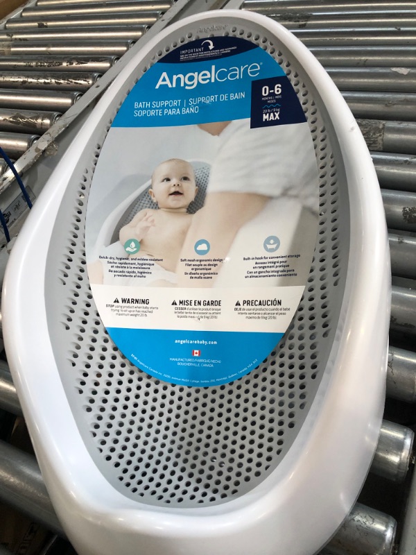 Photo 3 of Angelcare Baby Bath Support (Grey) | Ideal for Babies Less than 6 Months Old