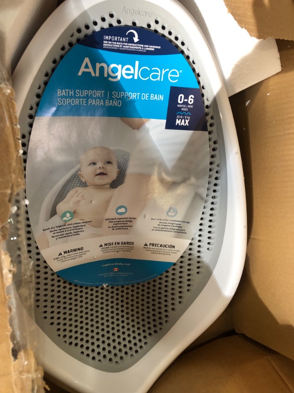 Photo 2 of Angelcare Baby Bath Support (Grey) | Ideal for Babies Less than 6 Months Old