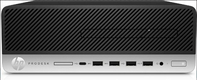 Photo 1 of HP ProDesk 600-G4 SFF Desktop PC, Intel i3-8100, 3.60GHz, 8GB RAM, 128GB SSD