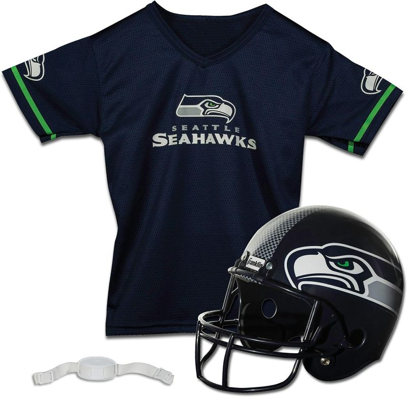 Photo 1 of Franklin Sports NFL Kids Helmet + Jersey Sets - Youth NFL Team + Chinstrap-Medium
