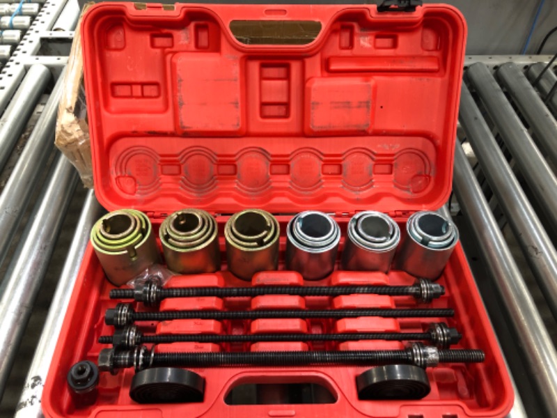 Photo 3 of BTSHUB 26pc Universal Press and Pull Sleeve Kit, Bushing Installation and Removal Tool Set, Bushes Bearings Tool Kit Fit Cars LCV and HGV Engines