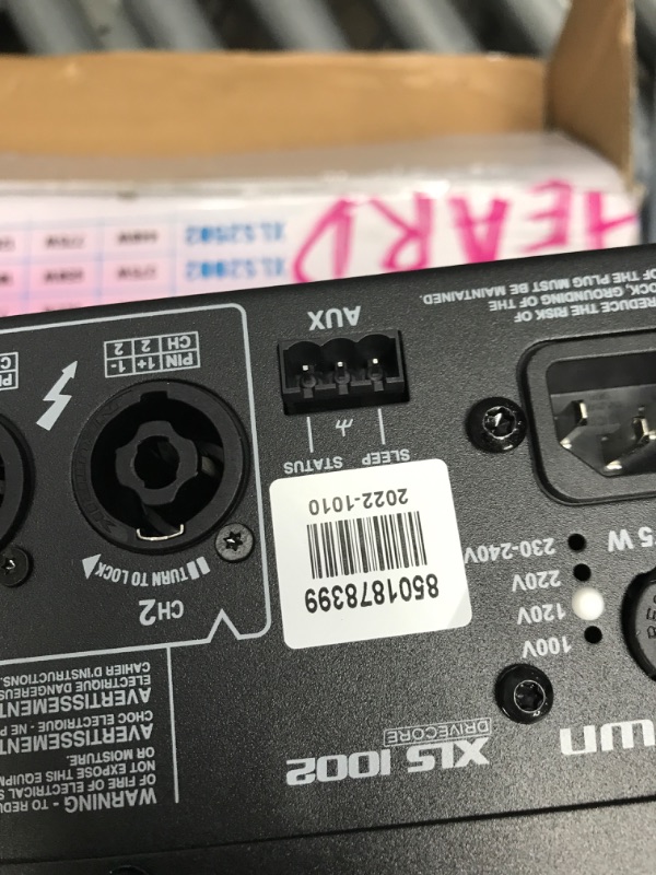 Photo 1 of Crown XLS1002 Two-channel, 350-Watt at 4? Power Amplifier 350-Watts