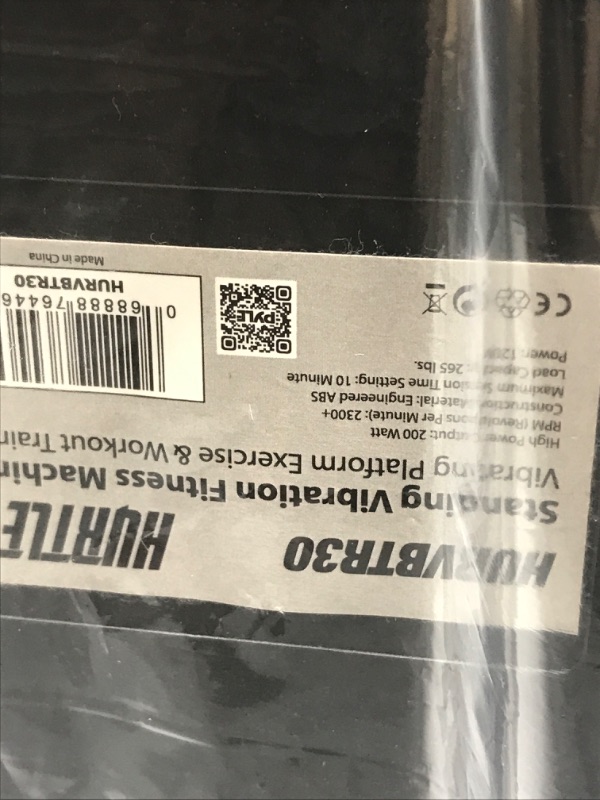Photo 4 of ***control panel does not work***Hurtle Fitness Vibration Platform Workout Machine | Exercise Equipment For Home | Vibration Plate | Balance Your Weight Workout Equipment Includes, Remote Control & Balance Straps Included (HURVBTR30)