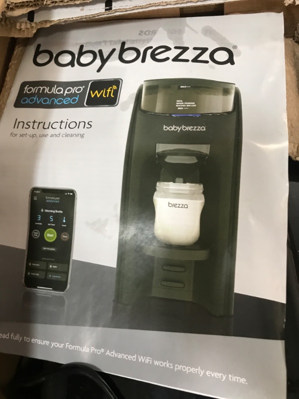 Photo 3 of Baby Brezza Formula Pro Mini Baby Formula Maker – Small Baby Formula Mixer Machine Fits Small Spaces and is Portable for Travel– Bottle Makers Makes The Perfect Bottle for Your Infant On The Go Advanced, WiFi