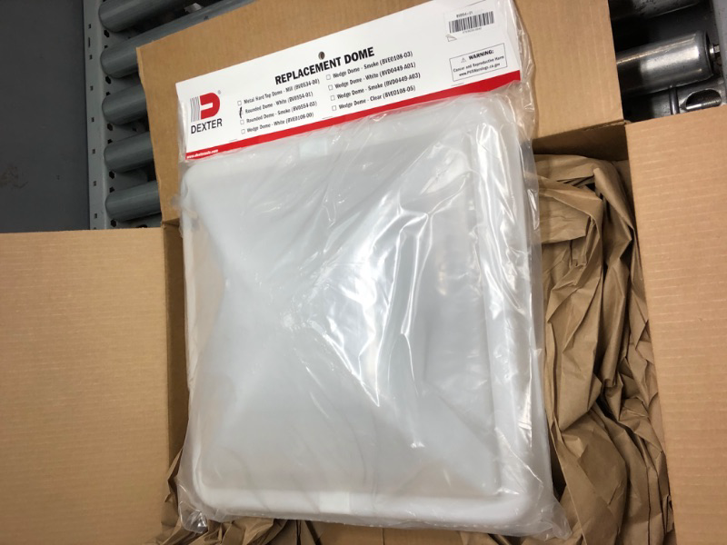 Photo 2 of * dome only * 
Ventline/Dex BV0554-01 Vent Cover 14" x 14" for Old Style Round Dome RV Roof Vents - White, Standard