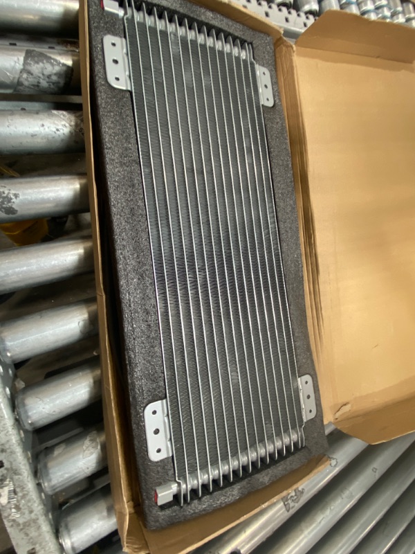 Photo 2 of 40k Transmission Cooler LPD47391 Low Pressure Drop Trans Oil Cooler Compatible with Heavy Duty 40,000 GVW Max including Mounting Hardware, Towing Applications and Advanced Cooling Protection 47391 SILVER