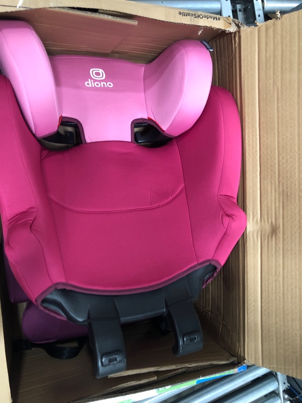 Photo 4 of Diono Cambria 2 XL 2022, Dual Latch Connectors, 2-in-1 Belt Positioning Booster Seat, High-Back to Backless Booster with Space and Room to Grow, 8 Years 1 Booster Seat, Pink NEW! Pink