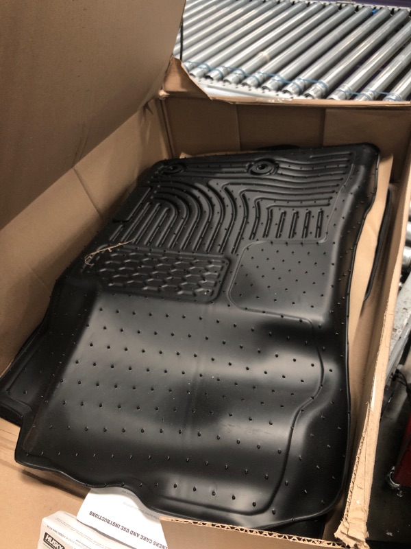 Photo 2 of Husky Liners Weatherbeater Series | Front & 2nd Seat Floor Liners - Black | 99011 | Fits 2009-2018 Dodge Ram 1500 Quad Cab, 2019-2022 Ram 1500 Classic Quad Cab 3 Pcs