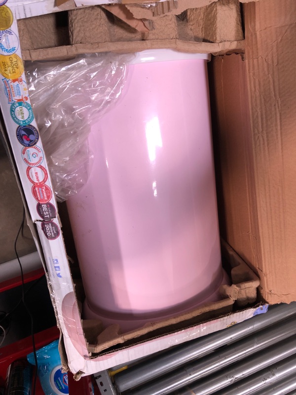 Photo 2 of [FOR PARTS, READ NOTES]
Ubbi Steel Odor Locking, No Special Bag Required, Money Saving, Modern Design, Registry Must-Have Diaper Pail, Blush Pink