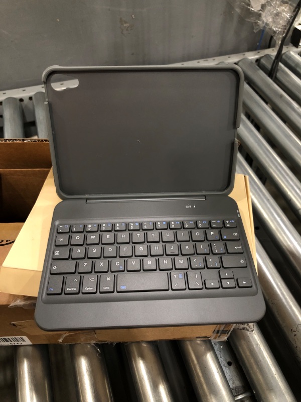 Photo 1 of GreenLaw iPad Mini 6 2021 Case with Keyboard, Magnetic Detachable, Bluetooth Wireless, Silicone+ABS Case, Type-C Rechargeable Keyboard Case for 8.3 inch iPad Mini 6, Grey