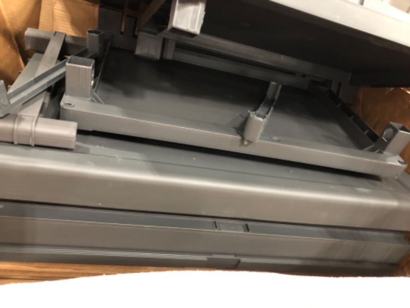Photo 1 of ***Parts Only***Sterilite 01423V01 4 Shelf Cabinet, Grey, 1-Pack 25 5/8" x 18 7/8"" x 69 3/8" Storage Unit