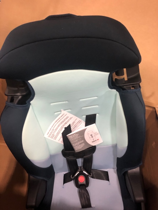 Photo 2 of Cosco Finale DX 2-in-1 Booster Car Seat, Forward Facing 40-100 lbs, Rainbow