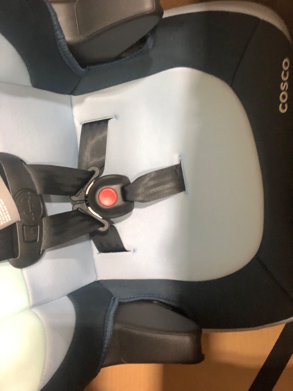 Photo 3 of Cosco Finale DX 2-in-1 Booster Car Seat, Forward Facing 40-100 lbs, Rainbow