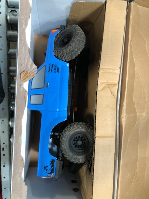 Photo 2 of Axial RC Truck 1/10 SCX10 III Base Camp 4WD Rock Crawler Brushed RTR (Batteries and Charger Not Included), Blue, AXI03027T1