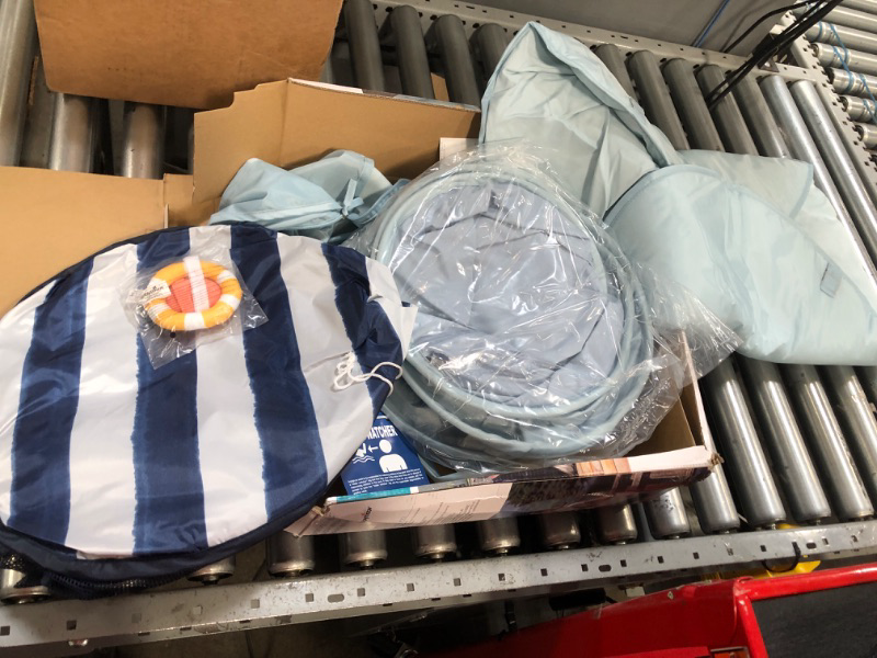 Photo 1 of Babymoov Aquani Tent & Pool 3 in 1 Pop Up Tent, Kiddie Pool and Play Area (Summer 2023 Essential), Marine, One Size Playpen & Pool Marine