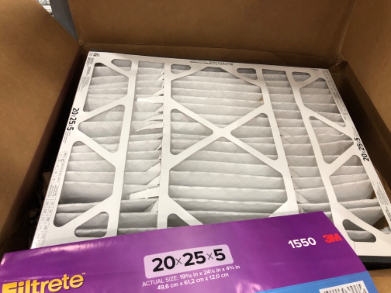 Photo 2 of 3M Filtrete Ultra Allergen Healthy Living Deep Pleat Furnace Filter