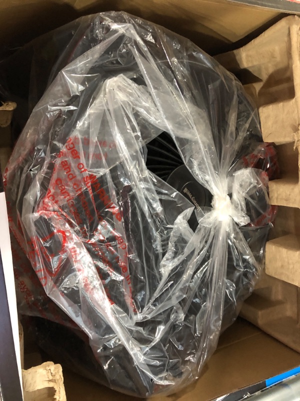 Photo 1 of 12 in. 3 Speed Whole Room Circulator Floor Fan