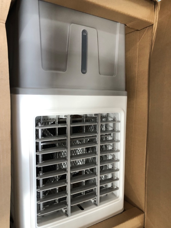 Photo 2 of ALPACA Portable Evaporative Air Cooler 3 in 1 Swamp Cooler with Remote Control, 5.3 Gal Water Tank, 3 Speed Cooling Fan, 4 Ice Packs, Portable Air Conditioner Auto Oscillation for Room, Home & Office 1800CFM