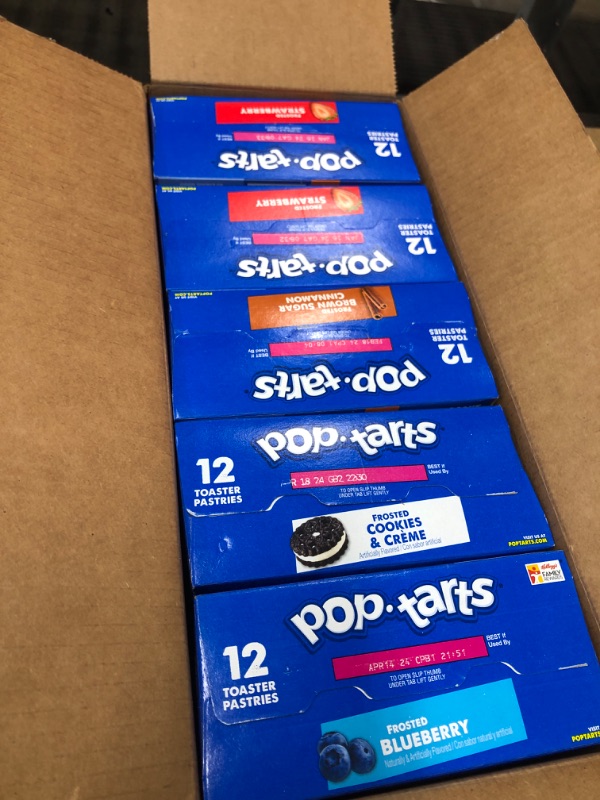 Photo 2 of Pop-Tarts Toaster Pastries, Breakfast Foods, Kids Snacks, Variety Pack (60 Pop-Tarts) NEW-Variety Pack