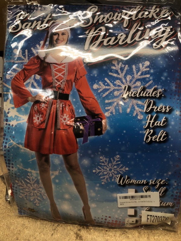 Photo 1 of  Women's Santa's  snowflake darling costume XL