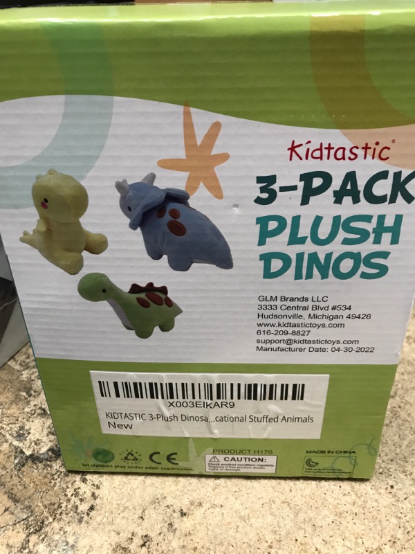 Photo 1 of 3 plush dinos 3 pack 