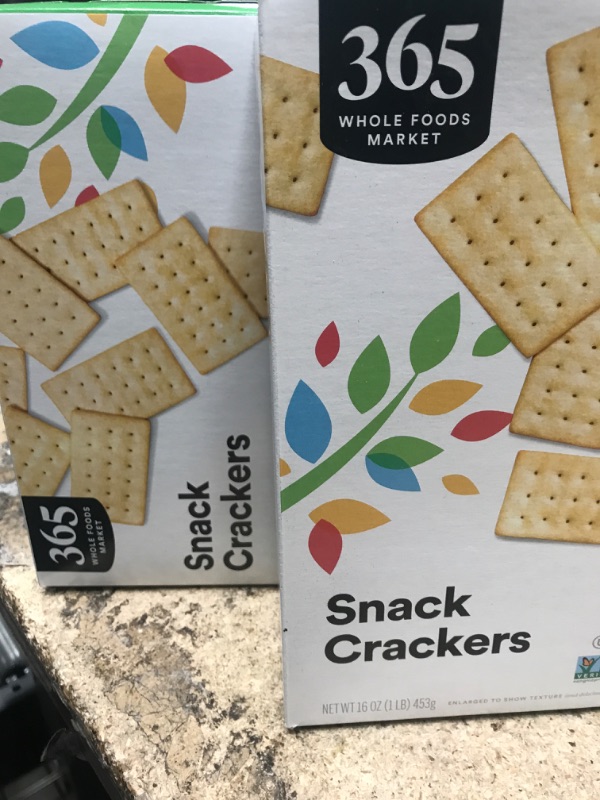 Photo 2 of  2 pack 365 by Whole Foods Market, Natural Buttery Flavor Snack Crackers, 16 Ounce Buttery 1 Pound (Pack of 1)