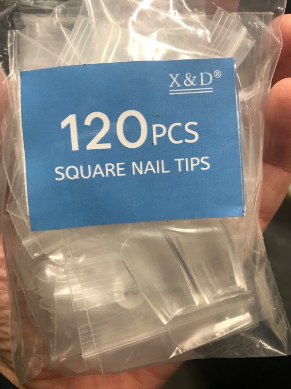 Photo 1 of 120 Soft Gel full cover square nail tips