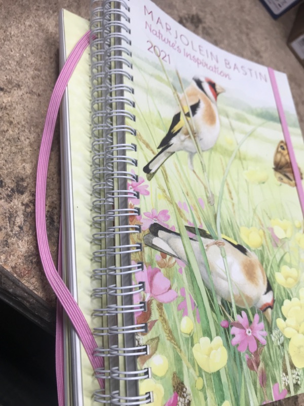 Photo 2 of **5PACK**Marjolein Bastin Nature's Inspiration 2021 Monthly/Weekly Planner Calendar