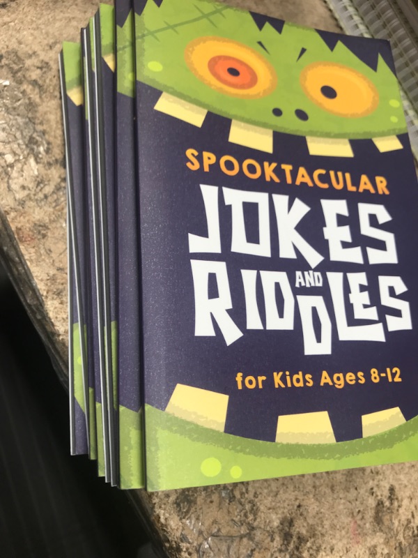 Photo 2 of  **8PACK**Spooktacular Jokes and Riddles for Kids 8-12: The Funniest and Best Halloween Jokes, Riddles, Tongue Twisters, Knock-Knock Jokes, and One Liners for Kids: Kids Joke books ages 7-9 8-12