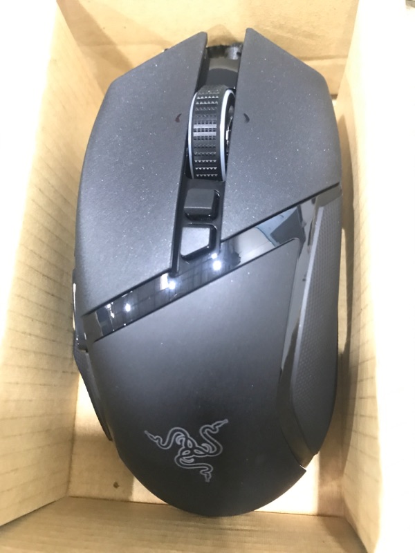 Photo 2 of Razer Basilisk V3 Customizable Ergonomic Gaming Mouse: Fastest Gaming Mouse Switch - Chroma RGB Lighting - 26K DPI Optical Sensor - 11 Programmable Buttons - HyperScroll Tilt Wheel - Classic Black