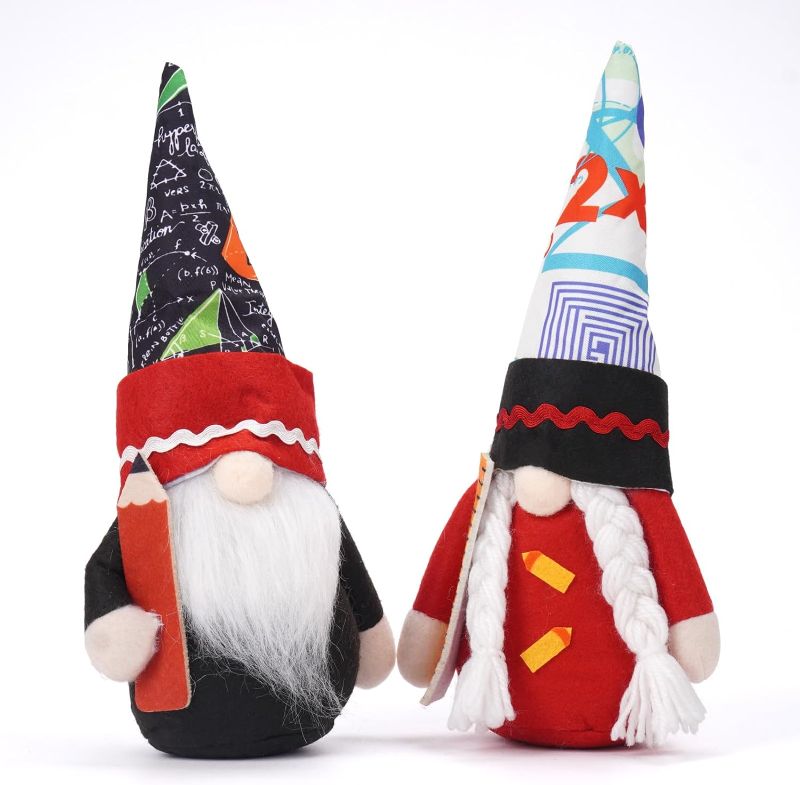 Photo 1 of 
WOKEISE Teacher Appreciation Gifts Gnomes,Back to School Decorations Graduation Plush Pencil Gnomes Gift,Handmade Swedish Gnome for Office Desk Home Table...