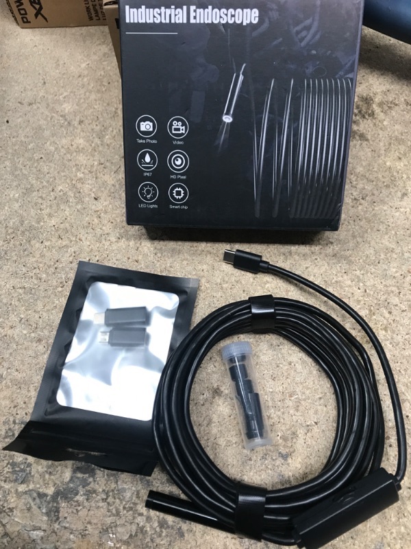 Photo 1 of Endoscope Camera with Light, Borescope Inspection Camera,