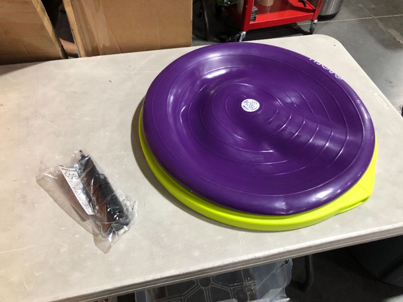 Photo 2 of ***DAMAGED - SEE NOTES***
Bosu 72-10850 Home Gym Equipment The Original Balance Trainer 65 cm Diameter, Purple and Green