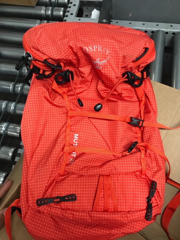 Photo 2 of Osprey Mutant 22L Climbing and Mountaineering Unisex Backpack, Mars Orange, One Size
