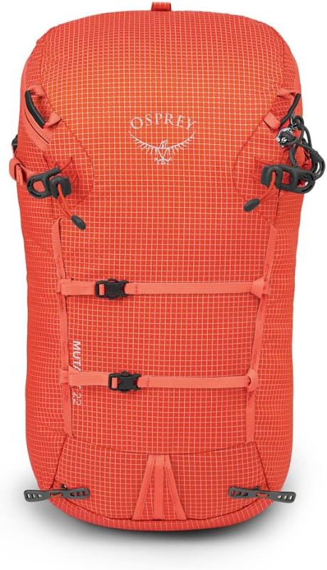 Photo 1 of Osprey Mutant 22L Climbing and Mountaineering Unisex Backpack, Mars Orange, One Size
