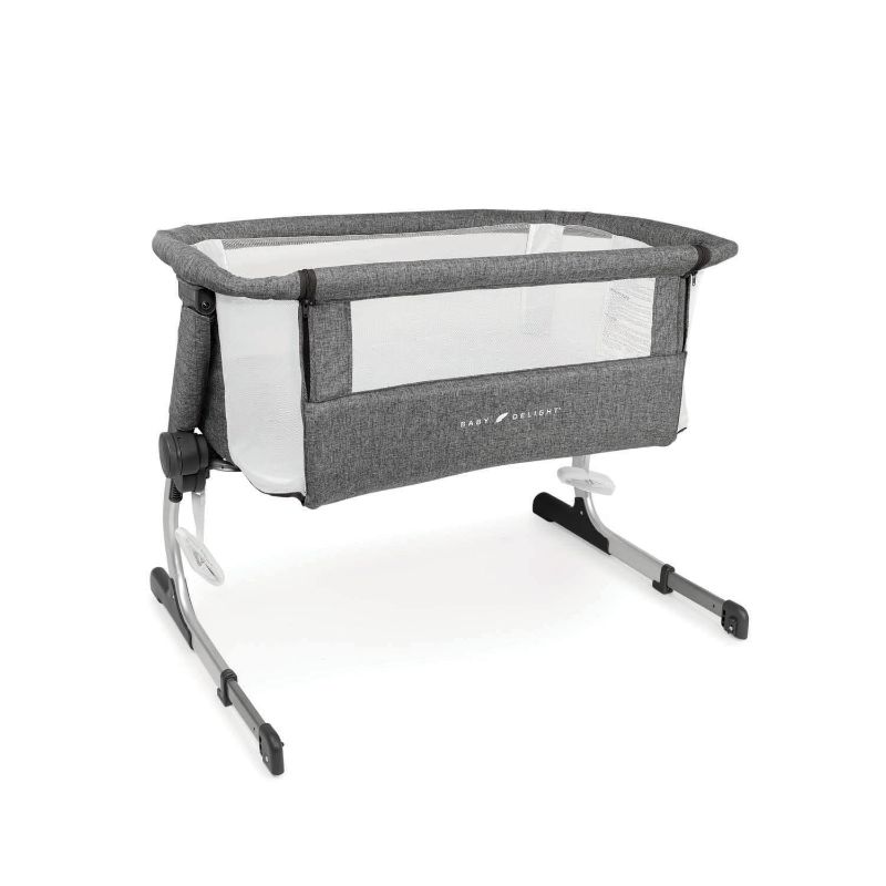 Photo 1 of Baby Delight Beside Me Dreamer Bassinet | Bedside Sleeper | 6-Position Height Adjustment | Charcoal Tweed
