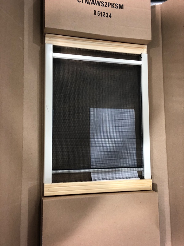 Photo 2 of Frost King AWS1025SP WB Marvin Adjustable Window Screen, Natural