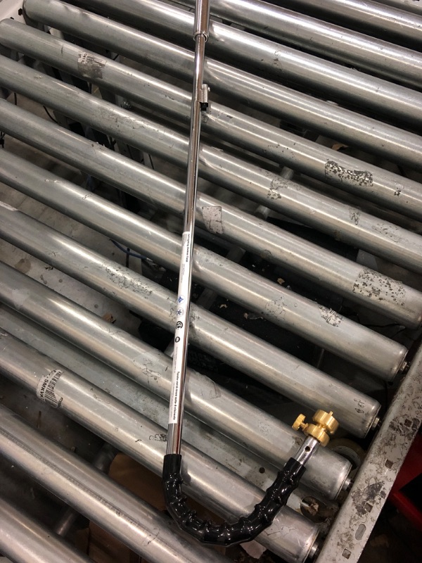 Photo 1 of [FOR PARTS, READ NOTES]
Flame King YSNPQ810CGA Propane Torch Weed Burner with Integrated Lighter, Silver