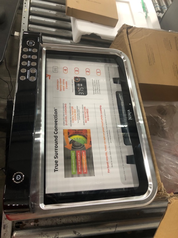 Photo 3 of *********PARTS ONLY************Ninja DT251 Foodi 10-in-1 Smart XL Air Fry Oven, Bake, Broil, Toast, Air Fry, Roast, Digital Toaster, Smart Thermometer, True Surround Convection up to 450°F, includes 6 trays & Recipe Guide, Silver Stainless Steel Finish Co