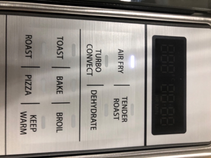 Photo 2 of (USED) Oster Air Fryer Oven, 10-in-1 Countertop Toaster Oven Air Fryer Combo, 10.5" x 13" Fits 2 Large Pizzas, Stainless Steel Convection Oven with Air Fry