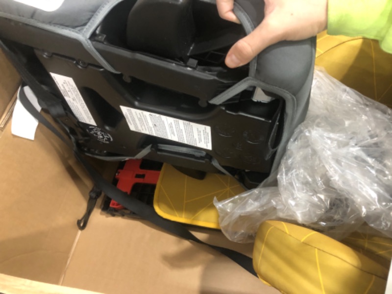 Photo 5 of Diono Monterey 2XT Latch 2 in 1 High Back Booster Car Seat with Expandable Height & Width, Side Impact Protection, 8 Years 1 Booster, Yellow Sulphur 2XT Yellow Sulphur