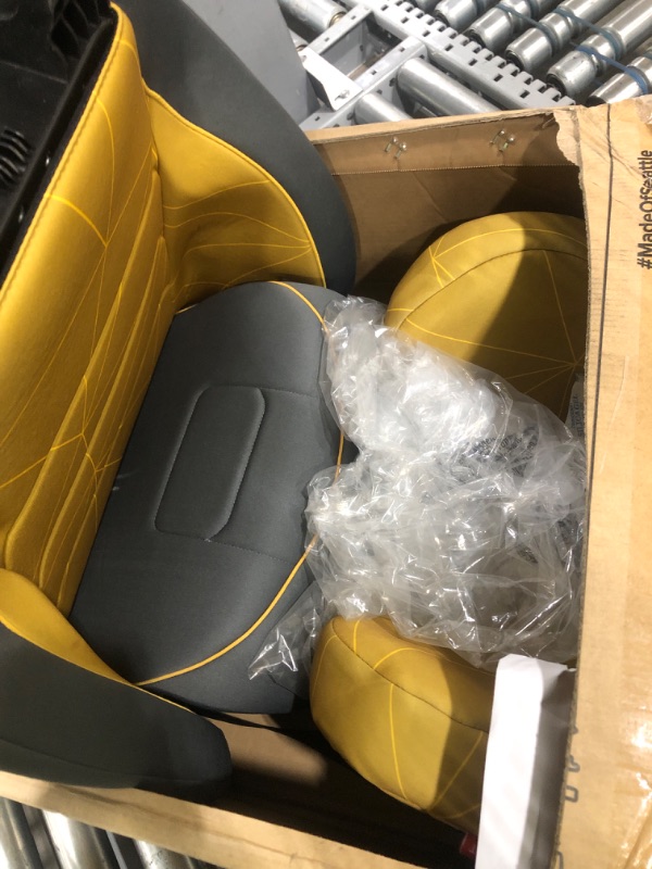 Photo 3 of Diono Monterey 2XT Latch 2 in 1 High Back Booster Car Seat with Expandable Height & Width, Side Impact Protection, 8 Years 1 Booster, Yellow Sulphur 2XT Yellow Sulphur