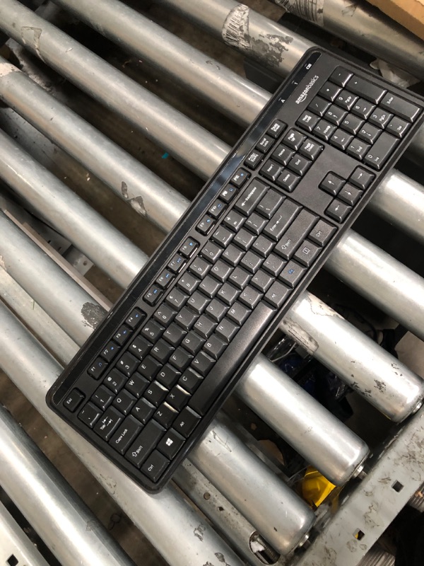 Photo 2 of Amazon Basics Wireless Keyboard-Quiet and Compact-US Layout (QWERTY)