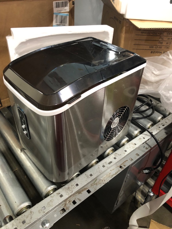 Photo 3 of (PARTS ONLY)EUHOMY Ice Maker Machine Countertop, 26 lbs in 24 Hours, 9 Cubes Ready in 8 Mins, Electric ice maker and Compact potable ice maker with Ice Scoop and Basket. Perfect for Home/Kitchen/Office, (Sliver)
