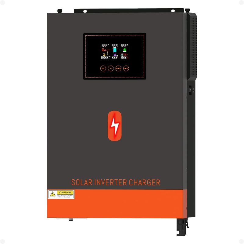 Photo 1 of 6200W Hybrid Solar Inverter Pure Sine Wave Inverter 48VDC 220V~240VAC -Build-in MPPT 120A Solar Battery Charger Controller