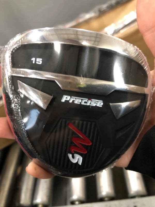 Photo 8 of Precise M5 Men's Complete Golf Clubs Package Set Includes Titanium Driver, S.S. Fairway, S.S. Hybrid, S.S. 5-PW Irons, Putter, Stand Bag, 3 H/C's Right Hand