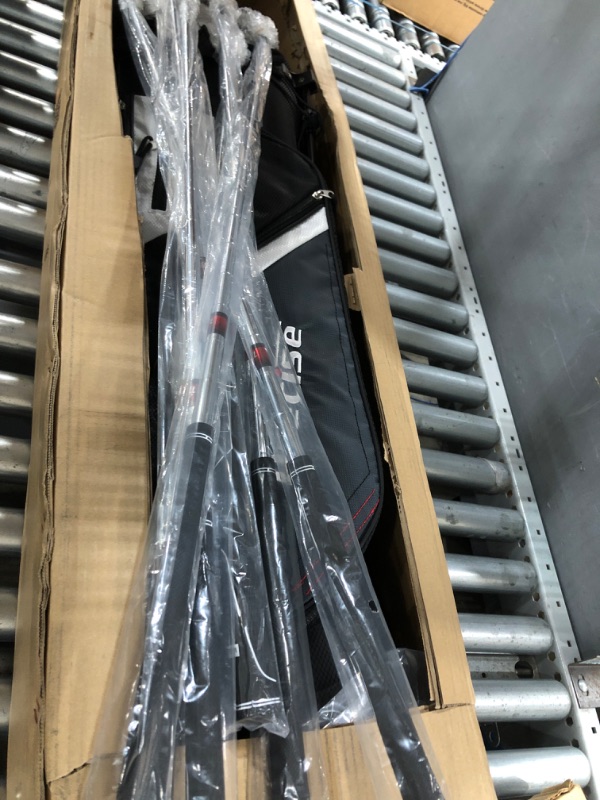 Photo 4 of Precise M5 Men's Complete Golf Clubs Package Set Includes Titanium Driver, S.S. Fairway, S.S. Hybrid, S.S. 5-PW Irons, Putter, Stand Bag, 3 H/C's Right Hand