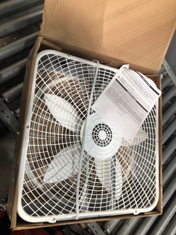 Photo 2 of Air King 9723 20-Inch 3-Speed Box Fan , White